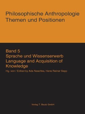 cover image of Sprache und Wissenserwerb
